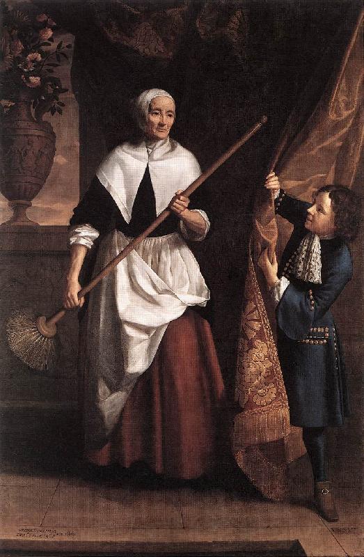 RILEY, John Bridget Holmes, a Nonagenarian Housemaid A Spain oil painting art